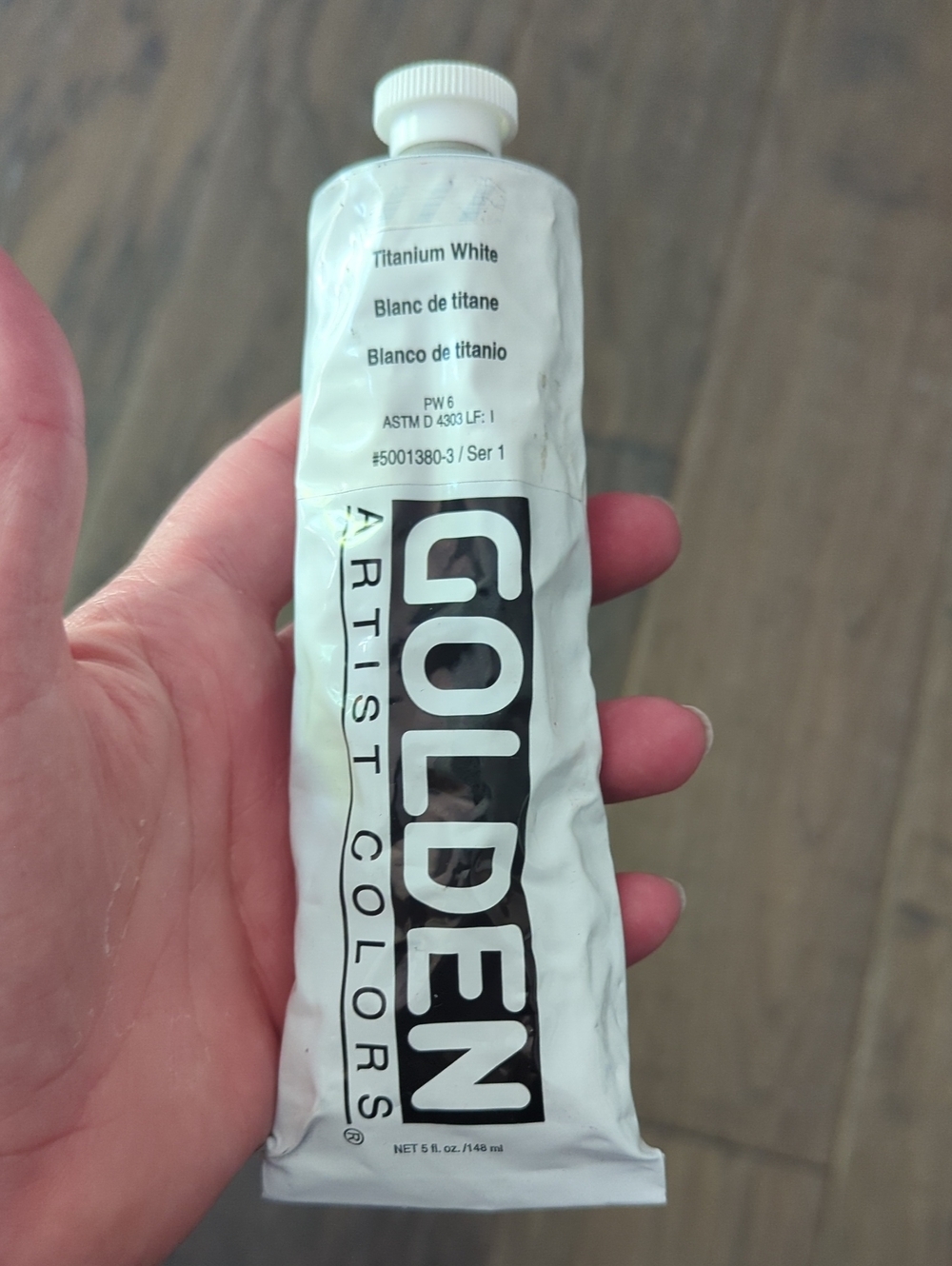 Titanium White Acrylic Paint